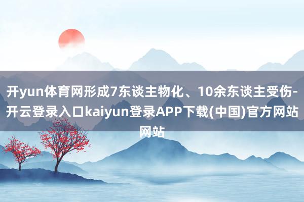 开yun体育网形成7东谈主物化、10余东谈主受伤-开云登录入口kaiyun登录APP下载(中国)官方网站
